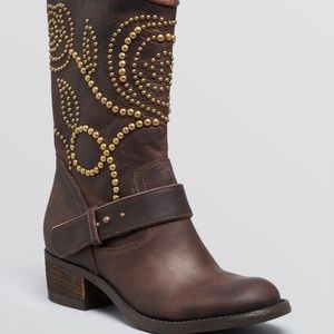 Guess Studded Motorcycle Boot